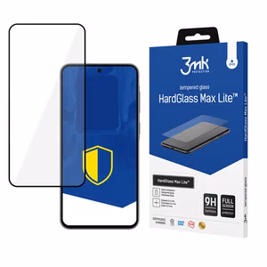 Закалённое стекло 3mk Hard Glass Max Lite для Samsung A366 A36 5G/A566 A56 5G - чёрное