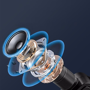 Blavec uzdaros Bluetooth ausines BO-13 Bass Aceonix ANC (BO13-B) juodos (pazeista pakuote)
