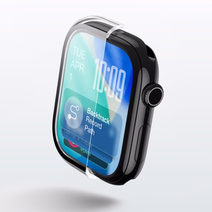 Защитное стекло AmazingThing Radix с чехлом для Apple Watch Series 11 46 мм — прозрачный
