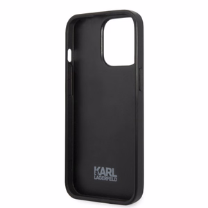 Karl Lagerfeld KLHCP13LPMNIKPI iPhone 13 Pro / 13 6.1" kietas dėklas raudonas/raudonas Monograma Ikonik pleistras