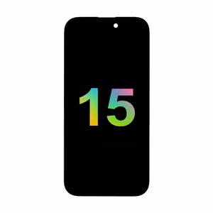 Mecanico Soft OLED ekranas Incell iPhone 15 su rėmu (Support IC Transplant) - juodas