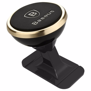 Baseus automobilinis laikiklis 360 magnetinis auksinis