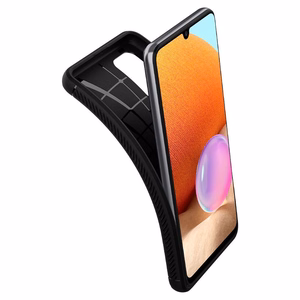 Spigen Rugged Armor dėklas Samsung Galaxy A52 / A52S - matinė juoda
