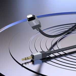 Cable AUX Jack 3,5 mm (male) to Lightning (male) Hoco 1 m UPA32A black