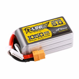 Аккумулятор Tattu R-Line 5.0, 1050 мА·ч, 22,2 В, 6S, 150C, разъем XT60