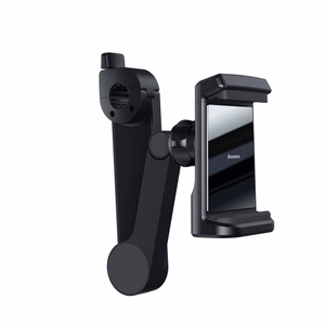 Baseus WXHZ-01 BackSeat Holder Qi 15W belaidžio įkrovimo automobilinis telefono laikiklis galvos atramai - juodas