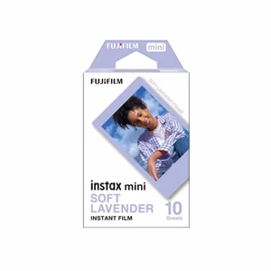 Fujifilm Instax Mini Soft Lavender Instant Film 86 x 54 mm Quantity 10