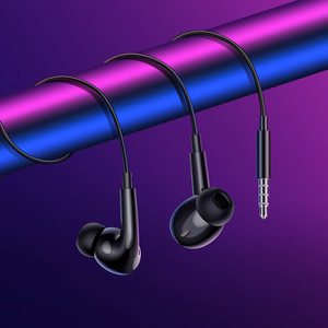 Borofone Earphones BM100 Pro Fuente with microphone black