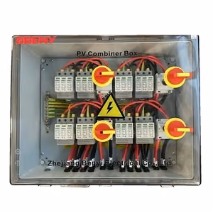 PV DC Combiner Box, 8 Inputs / 8 Outputs, 1000 V, IP66