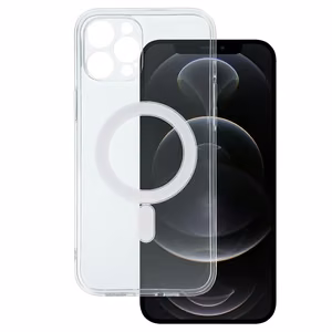 TEL PROTECT MagSilicone Case for Iphone 12 Pro Max Transparent