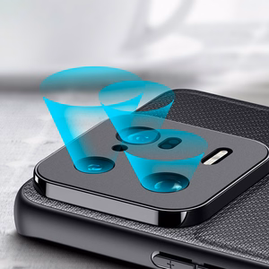 Dux Ducis Fino dėklas Xiaomi 13 Pro su silikoniniu rėmeliu pilkas