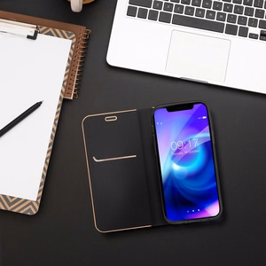 LUNA Dėklas telefonui auksinis Xiaomi Redmi Note 8 juodas