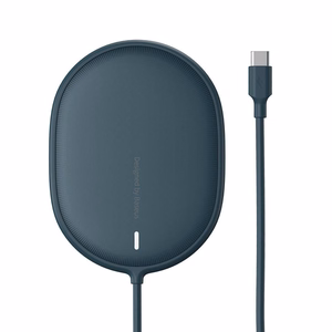 Baseus индукционное зарядное устройство LIGHT магнитное для iPhone 12 с кабелем Type-C (WXQJ-03) синее