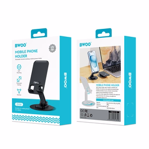BWOO rotating desktop phone laikiklis ZJ132 juodas
