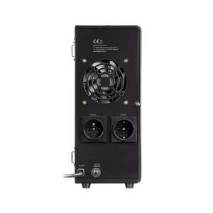 Rebel POWER-1000 wall-mounted emergency power supply, pure sine wave inverter with charging, 12 V / 230 V, 1000 VA / 700 W