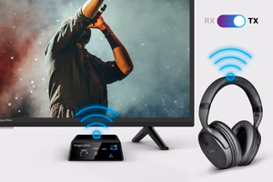 2-in-1 Bluetooth HiFi garso imtuvas ir siųstuvas (Apt-X, NFC), modelis BT-1
