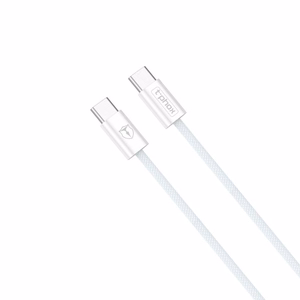 T-PHOX КАБЕЛЬ СЕРИИ CC15 USB-C/USB-C 60W 3A БЕЛЫЙ