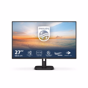 Philips 1000 series 27E1N1100A/00 monitorius 68,6 cm (27") 1920 x 1080 pikselių Full HD LCD juodas
