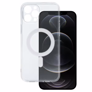 TEL PROTECT MagSilicone Case for iPhone 12 Pro Max Transparent