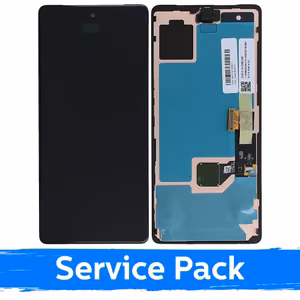 LCD дисплей для Google Pixel 7 чёрный с рамкой (Service Pack)