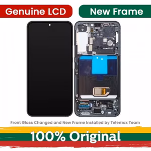 LCD Ekranas Samsung S901 S22 su rėmeliu / Bora Violetinis / (Atnaujintas: Telemax)