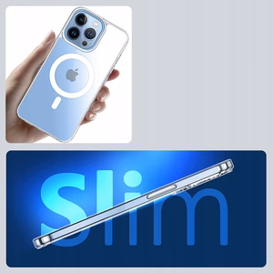 Tech-Protect MagMat Magnetinis dėklas telefonui iPhone 13 mini - skaidrus