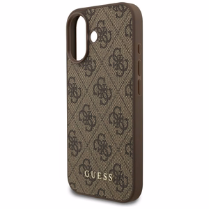 Guess 4G Klasikinis Dėklas telefonui iPhone 17 - rudas