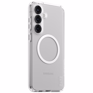 CARE by PanzerGlass Flagship Urban Combat White QI dėklas telefonui Samsung Galaxy S25+ - permatomas