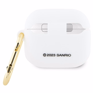 Hello Kitty silikoninis 3D Kitty galvos dėklas AirPods 3 - baltas
