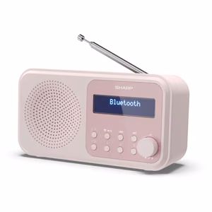 Nešiojamasis skaitmeninis radijas Sharp Tokyo DR-P420(PK), Bluetooth, belaidis, rožinis