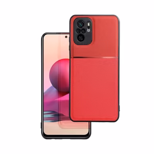 NOBLE dėklas telefonui XIAOMI Redmi Note 10 Pro / Note 10 Pro Max raudonas