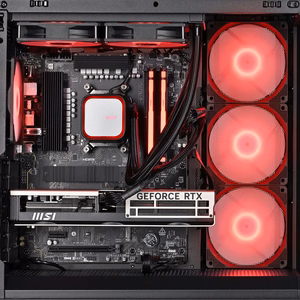 Actina stalinis kompiuteris Intel Core Ultra 5 245KF, 16 GB DDR5, 1 TB SSD, AMD Radeon RX 9060 XT, Midi Tower, juodas