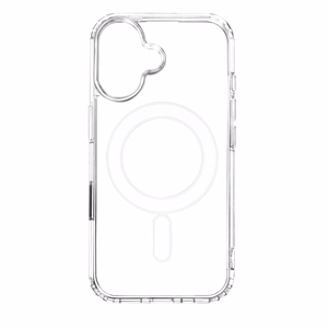 Anti Shock 1,5 mm Mag dėklas for iPhone 16 6,1" skaidrus big hole + button