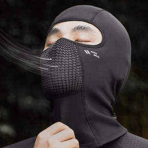 Rockbros LF25699 flisinė dviratininko balaklava – juoda
