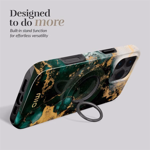 MIO Green Marble Magsafe Case Compatible Ring Holder