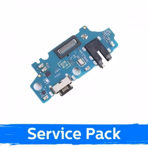 Разъём зарядки Samsung A057 A57 / серебристый (Service Pack)