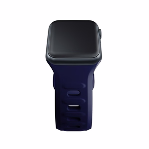 38/40/41/42 mm Ocean Blue (small) - 3mk Silicone Watch Strap for Apple