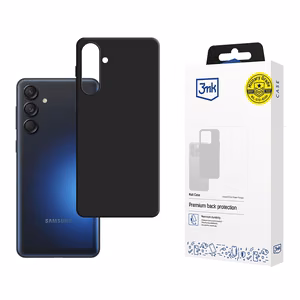 3mk matinis dėklas telefonui Samsung Galaxy M55 - juodas
