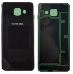Задняя крышка для Samsung A310 A3 2016 чёрный оригинал (сервисный пак)
