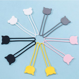 Silicone cable reel - black