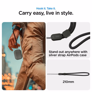 Tech-Protect NaturalFit dėklas AirPods Pro 3 žalias