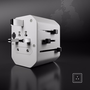 Универсальный дорожный адаптер SBS TEADAPTUSBTCUNI USB-C USB-A - белый