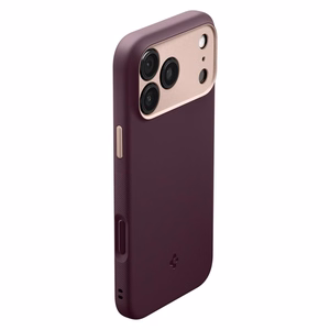 Spigen Nano Pop Mag MagSafe dėklas iPhone 17 Pro Max telefonui – burgundiškas