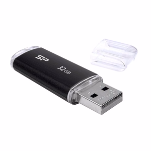 Silicon Power Ultima U02 USB atmintinė 32 GB USB Type-A 2.0 juoda