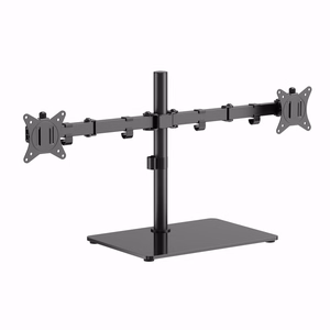 Gembird MS-D2ST-01 Dviejų monitorių stalo stovas (pasukamas, pakreipiamas, pasukamas), 17–32 col., iki 9 kg, juodas