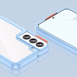 Outer Space Case для Samsung Galaxy S23 чехол с гибкой рамкой синий