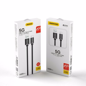 Кабель Dudao USB - USB Type C Super Fast Charge 1 m чёрный (L5G-Black)