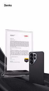 Benks Magnetic Armor Pro Kevlar чехол металлическая рамка 600D (G050) для Samsung Galaxy S26 Ultra чёрный
