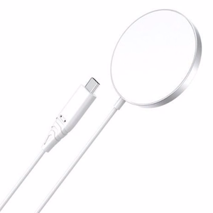Магнитное беспроводное зарядное устройство CHOETECH 15W для iPhone 14 (белый)
