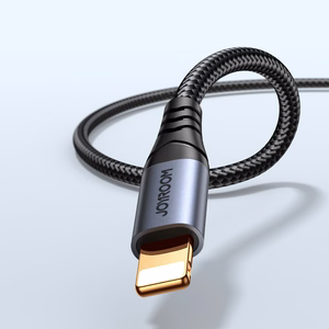 Audio adapteris Joyroom (SY-A06) lightning į 3,5mm(p) juodas 1.2m